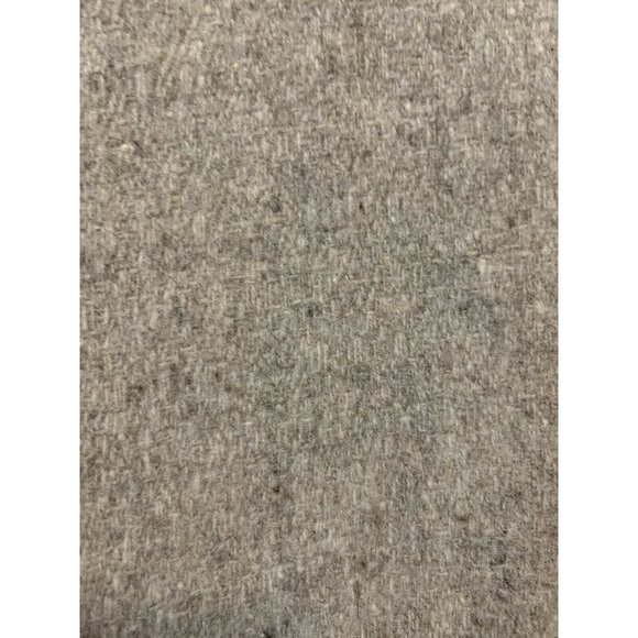 Brown Wool Cape, Attached Scarf, Fringe, 2 Buttons Vintage Unbranded - Picture 6 of 9